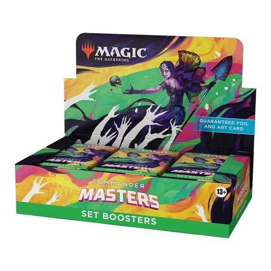 Commander Masters Set Booster Display